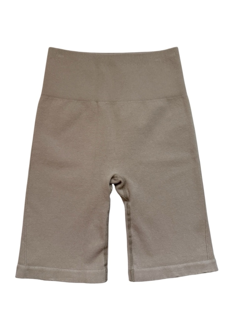 Everlane The Seamless Bike Short 8 Inch Tan High Rise XS/S